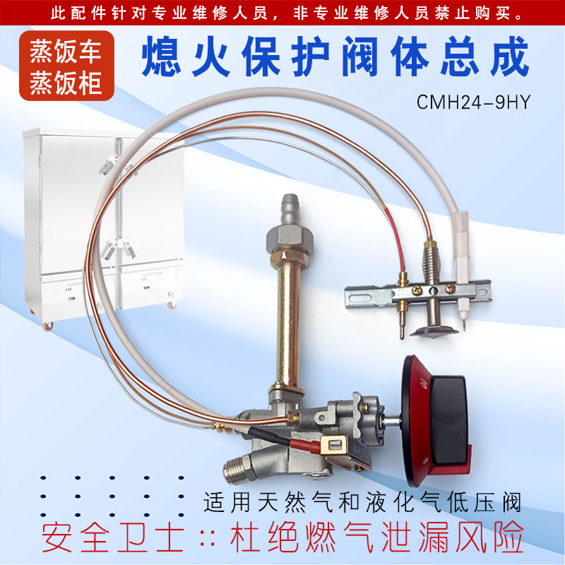 蒸饭柜开关熄火保护点火器商用蒸箱饭车打火总成开关配件安检改装